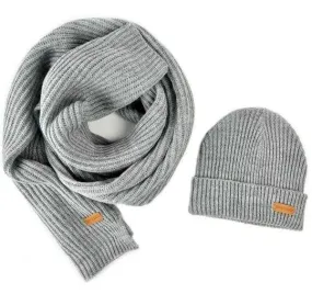 Ensemble écharpe et bonnet unisexe