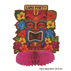 Grossiste de décoration de table totem Hawaï Tahiti luau