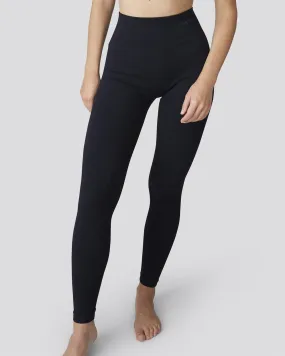 Legging côtelé en matière recyclée | noir "tyra black" femme