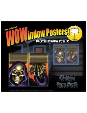 Poster fenêtre décoration Halloween 36x60cm : Deguise-toi, achat de Decoration / Animation